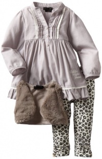 Calvin Klein Baby-girls Infant Tunic with Small Vest And Printed Pant, Assorted, 24 Months Calvin Klein Baby-girls Infant Tunic with Small Vest And Printed Pant, Assorted, 24 Months