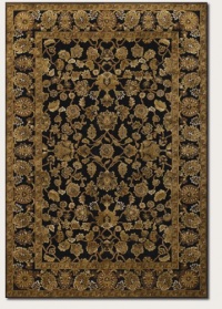 Couristan 1230/1105 PAVE Eiffel Garden 90-Inch by 134-Inch Chenille Area Rug, Antique Brass/Onyx Couristan 1230/1105 PAVE Eiffel Garden 90-Inch by 134-Inch Chenille Area Rug, Antique Brass/Onyx