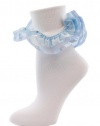 Frilly Felicia Girls Build A Sock In 7 Trim Colors Sock Trim Color: Aqua Sock Size: 6-7 1/2 (2 to 3 years)