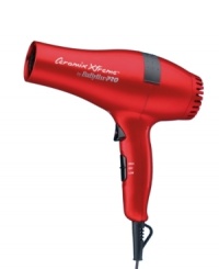 Ultimate style is bliss. This XTreme dryer helps your hair get there with far, infrared-generated ceramic heat that gently dries hair from the inside out, leaving your locks smooth and silky without the frizz. Six speed and heat setting combinations make this hair dryer a versatile styling companion day in and day out. Removable rear filter; hang loop for easy storage Ultimate style is bliss. This XTreme dryer helps your hair get there with far, infrared-generated ceramic heat that gently dries hair from the inside out, leaving your locks smooth and silky without the frizz. Six speed and heat setting combinations make this hair dryer a versatile styling companion day in and day out. Removable rear filter; hang loop for easy storage