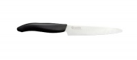 Kyocera Revolution Series 5-Inch Micro Serrated Utility Knife, White Blade Kyocera Revolution Series 5-Inch Micro Serrated Utility Knife, White Blade