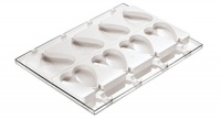 Paderno World Cuisine Ice Cream Molds, Tray and 50 Sticks, Heart Shaped, Set of 2 Paderno World Cuisine Ice Cream Molds, Tray and 50 Sticks, Heart Shaped, Set of 2