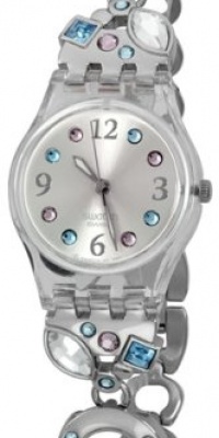 Swatch Women's Menthol Tone LK292G Silver Stainless Steel Swiss Quartz with Silver Dial Swatch Women's Menthol Tone LK292G Silver Stainless Steel Swiss Quartz with Silver Dial