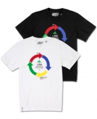 This graphic tee from LRG is the solution to your bland white t-shirt problems. This graphic tee from LRG is the solution to your bland white t-shirt problems.