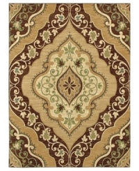 An intricately layered floral and scalloped design creates a striking composition upon this Andora area rug from Shaw Living, reviving lush traditional patterns for the modern floor. Its ultra-durable and supremely soft EverTouch® nylon is meticulously dyed for brilliant color recognition. An intricately layered floral and scalloped design creates a striking composition upon this Andora area rug from Shaw Living, reviving lush traditional patterns for the modern floor. Its ultra-durable and supremely soft EverTouch® nylon is meticulously dyed for brilliant color recognition.