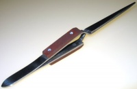 TWEEZERS w/Cross Locking Action, Straight Tips & FIBER HANDLES TWEEZERS w/Cross Locking Action, Straight Tips & FIBER HANDLES