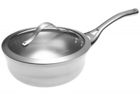 Calphalon Contemporary Stainless-Steel 2-Quart Chef's Pan with Glass Lid Calphalon Contemporary Stainless-Steel 2-Quart Chef's Pan with Glass Lid