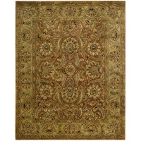 Nourison Rugs Jaipur Collection JA29 Rust Rectangle 5'6 x 8'6 Area Rug Nourison Rugs Jaipur Collection JA29 Rust Rectangle 5'6 x 8'6 Area Rug