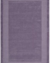 Nourison Westport Solid Purple 3.6-Feet by 5.6-Feet 100-Percent Wool Rug