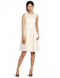 French Connection Women's Fast Orient Eyelets Dress, White, 4 French Connection Women's Fast Orient Eyelets Dress, White, 4