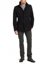 Ben Sherman Men's Military Melton 4 Pocket Jacket Ben Sherman Men's Military Melton 4 Pocket Jacket