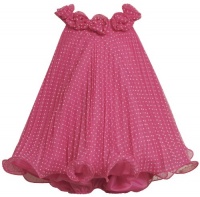 Bonnie Baby-Girls Newborn Crystal Pleat Dress Bonnie Baby-Girls Newborn Crystal Pleat Dress