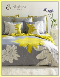 Blissliving Home Ashley Citron Reversible Duvet Set - Full/Queen From Decorators Furniture Market Blissliving Home Ashley Citron Reversible Duvet Set - Full/Queen From Decorators Furniture Market