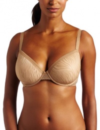 OnGossamer Women's Sheer Instincts Contour Demi Bra, Skin, 34D