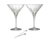 Reed & Barton Soho Martini Set of 2 with Olive Picks Reed & Barton Soho Martini Set of 2 with Olive Picks