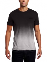Kenneth Cole Men's Dip Dye Crew Neck Knit Shirt Kenneth Cole Men's Dip Dye Crew Neck Knit Shirt