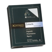 Southworth Fine Linen Paper, 25% Cotton, 24 lb, White, 500 Sheets (554C) Southworth Fine Linen Paper, 25% Cotton, 24 lb, White, 500 Sheets (554C)