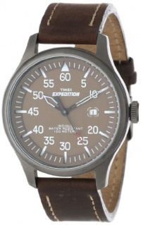 Timex Men's T49874 Expedition Military Field Brown Leather Strap Watch Timex Men's T49874 Expedition Military Field Brown Leather Strap Watch
