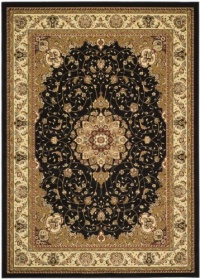 Safavieh Lyndhurst Collection LNH329A Black and Ivory Area Rug, 9-Feet by 12-Feet Safavieh Lyndhurst Collection LNH329A Black and Ivory Area Rug, 9-Feet by 12-Feet