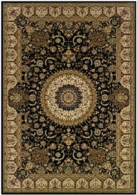 Couristan 6257/1000 HIMALAYA Sarouk 63-Inch by 90-Inch Polypropylene Area Rug, Ebony Couristan 6257/1000 HIMALAYA Sarouk 63-Inch by 90-Inch Polypropylene Area Rug, Ebony