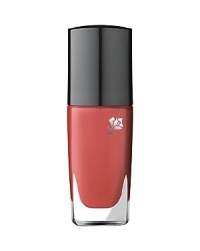 Inspired by the new trendy Rouge In Love lip collection, Vernis in Love is a high potency nail lacquer perfectly themed to complement every woman's mood and style. With ultimate brilliance, intense color and a mistake-free application, your nails will love the lasting shine and pop of color that stays put for days. Benefits:• Nails perfectly polished• High shine finish • Easy application Technology: • Multi-Polymers Complex provides a film that protects color and keeps nails perfectly polished• White Mica Lamellas reflect natural light for a high-shine finish• Grooved stem allows polish to flow directly to the center, while the elongated, round base distributes uniform color in a single stroke Inspired by the new trendy Rouge In Love lip collection, Vernis in Love is a high potency nail lacquer perfectly themed to complement every woman's mood and style. With ultimate brilliance, intense color and a mistake-free application, your nails will love the lasting shine and pop of color that stays put for days. Benefits:• Nails perfectly polished• High shine finish • Easy application Technology: • Multi-Polymers Complex provides a film that protects color and keeps nails perfectly polished• White Mica Lamellas reflect natural light for a high-shine finish• Grooved stem allows polish to flow directly to the center, while the elongated, round base distributes uniform color in a single stroke