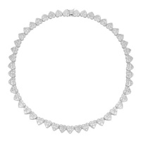 Studio 925 Sweetheart CZ Pave Sterling Silver Necklace Studio 925 Sweetheart CZ Pave Sterling Silver Necklace