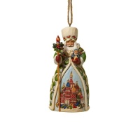Jim Shore Heartwood Creek from Enesco Russian Santa Christmas 4.75 IN Jim Shore Heartwood Creek from Enesco Russian Santa Christmas 4.75 IN