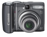 Canon PowerShot A590IS 8MP Digital Camera with 4x Optical Image Stabilized Zoom Canon PowerShot A590IS 8MP Digital Camera with 4x Optical Image Stabilized Zoom