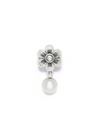 A cultured freshwater pearl dangles from a sterling silver flower to mark June birthdays. Donatella is a playful collection of charm bracelets and necklaces that can be personalized to suit your style! Available exclusively at Macy's. A cultured freshwater pearl dangles from a sterling silver flower to mark June birthdays. Donatella is a playful collection of charm bracelets and necklaces that can be personalized to suit your style! Available exclusively at Macy's.