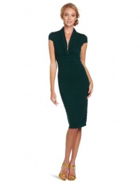 Catherine Malandrino Women's Deep V-Neck Dress, Green, Medium Catherine Malandrino Women's Deep V-Neck Dress, Green, Medium