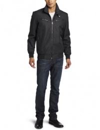 Buffalo by David Bitton Men's Dobby Tech Moto Jacket