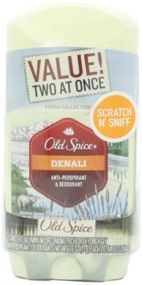 Old Spice Fresh Collection Invisible Solid Denali Scent Men's Anti-Perspirant & Deodorant Twin Pack 5.2 Oz