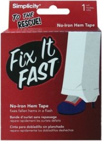 Wrights 881917 Fix It Fast No Iron Hem Tape, 5-Yard