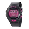 Casio Women's BG1006SA-1CR Baby-G Black and Pink Digital Sport Watch