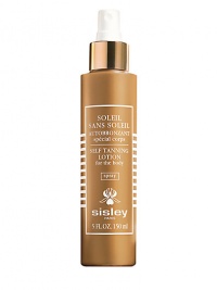 Self-tanner for body has a non-greasy, fast-absorbing micro-emulsion formula that creates a natural-looking glow in about two hours. Helps maintain skin's moisture levels Leaves skin feeling soft For all skin types 5.0 oz. Self-tanner for body has a non-greasy, fast-absorbing micro-emulsion formula that creates a natural-looking glow in about two hours. Helps maintain skin's moisture levels Leaves skin feeling soft For all skin types 5.0 oz.