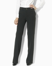A classic-fitting dress pant exudes tailored sophistication in sleek stretch twill. A classic-fitting dress pant exudes tailored sophistication in sleek stretch twill.