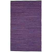 St. Croix Trading LCD Leather Chindi Area Rug, Purple St. Croix Trading LCD Leather Chindi Area Rug, Purple