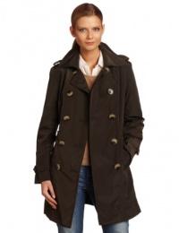 London Fog Women's Double-Breasted Belted Trench Coat London Fog Women's Double-Breasted Belted Trench Coat