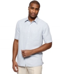 A solid decision. You can't go wrong when you make this Tasso Elba shirt a part of your outfit. (Clearance) A solid decision. You can't go wrong when you make this Tasso Elba shirt a part of your outfit. (Clearance)