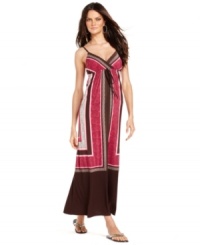 An exotic print enlivens the essential silhouette of summer. INC's maxi dress, sized right and just for petites, looks great with flat sandals for daytime or with heels for evening. An exotic print enlivens the essential silhouette of summer. INC's maxi dress, sized right and just for petites, looks great with flat sandals for daytime or with heels for evening.