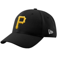 MLB Pittsburgh Pirates Pinch Hitter Wool Replica Adjustable Cap, Black MLB Pittsburgh Pirates Pinch Hitter Wool Replica Adjustable Cap, Black