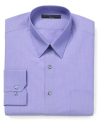 Freshen up your go-to classic with this slim-fit dress shirt from Geoffrey Beene. Freshen up your go-to classic with this slim-fit dress shirt from Geoffrey Beene.