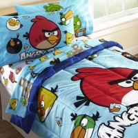 Angry Birds Twin Comforter Set WITH Twin Sheet Set Angry Birds Twin Comforter Set WITH Twin Sheet Set