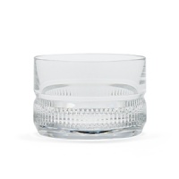 This retro-styled Ralph Lauren nut bowl gleams in hand-blown crystal, accented with hand-cut vertical grooves at the base for a deco-inspired look. This retro-styled Ralph Lauren nut bowl gleams in hand-blown crystal, accented with hand-cut vertical grooves at the base for a deco-inspired look.