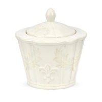 Portmeirion Fleur De Lys Cream Covered Sugar Portmeirion Fleur De Lys Cream Covered Sugar