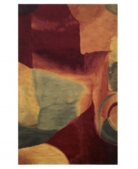 Perfect for art-lovers, this intriguing piece inspires the mind, day after day. Subtle color blending and a densely tufted wool pile create a brushstroke-like design that stands out in every space. Perfect for art-lovers, this intriguing piece inspires the mind, day after day. Subtle color blending and a densely tufted wool pile create a brushstroke-like design that stands out in every space.