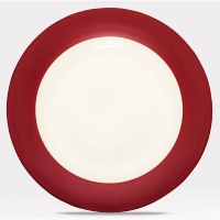 Noritake Colorwave Raspberry Rim Round Platter Noritake Colorwave Raspberry Rim Round Platter