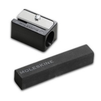 Moleskine Eraser and Sharpener Set, Black (Writing Collection) Moleskine Eraser and Sharpener Set, Black (Writing Collection)