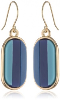 Kenneth Cole New York Modern Monaco Blue Oval Drop Earrings Kenneth Cole New York Modern Monaco Blue Oval Drop Earrings