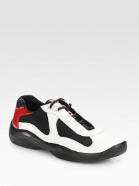 EXCLUSIVELY AT SAKS. A sneaker of renowned style and ease is stitched in a mix of patent leather and nylon with a comfortable rubber sole. Padded insoleRubber soleImported EXCLUSIVELY AT SAKS. A sneaker of renowned style and ease is stitched in a mix of patent leather and nylon with a comfortable rubber sole. Padded insoleRubber soleImported